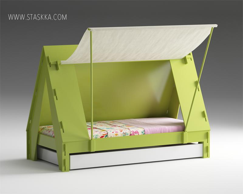 Otroška postelja Tent 1 - Mathy by bols pohištvo